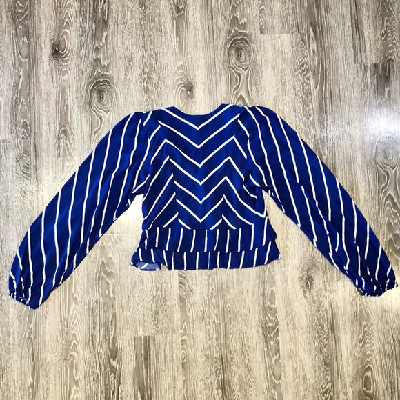 FREE PEOPLE Samifran Crop Flowy Blouse Size Medium - Picture 7 of 14